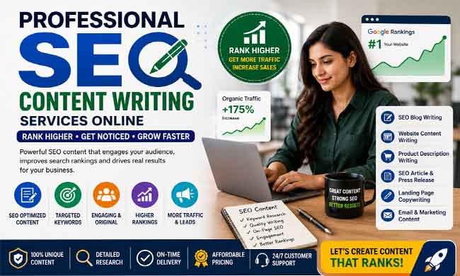 Professional SEO Content Writing Services Online