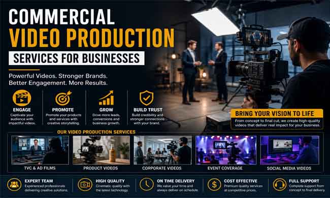 Commercial Video Production Services for Businesses